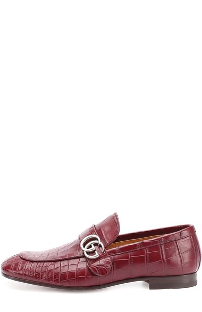 Лоферы из кожи крокодила GUCCI, арт. 450853/EC200, фото 3