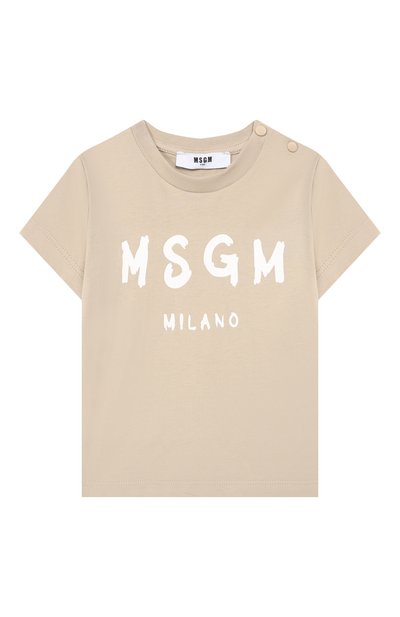 Хлопковая футболка MSGM KIDS, арт. S6MSUNTH266