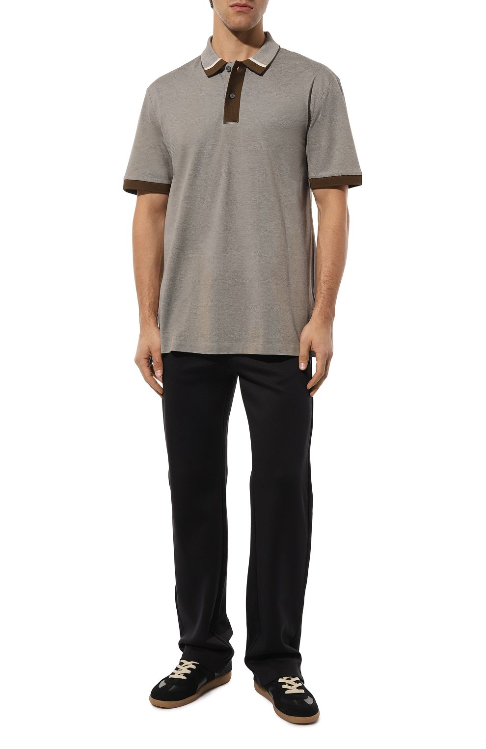 Хлопковое поло BOSS, арт. 50494991, фото 2