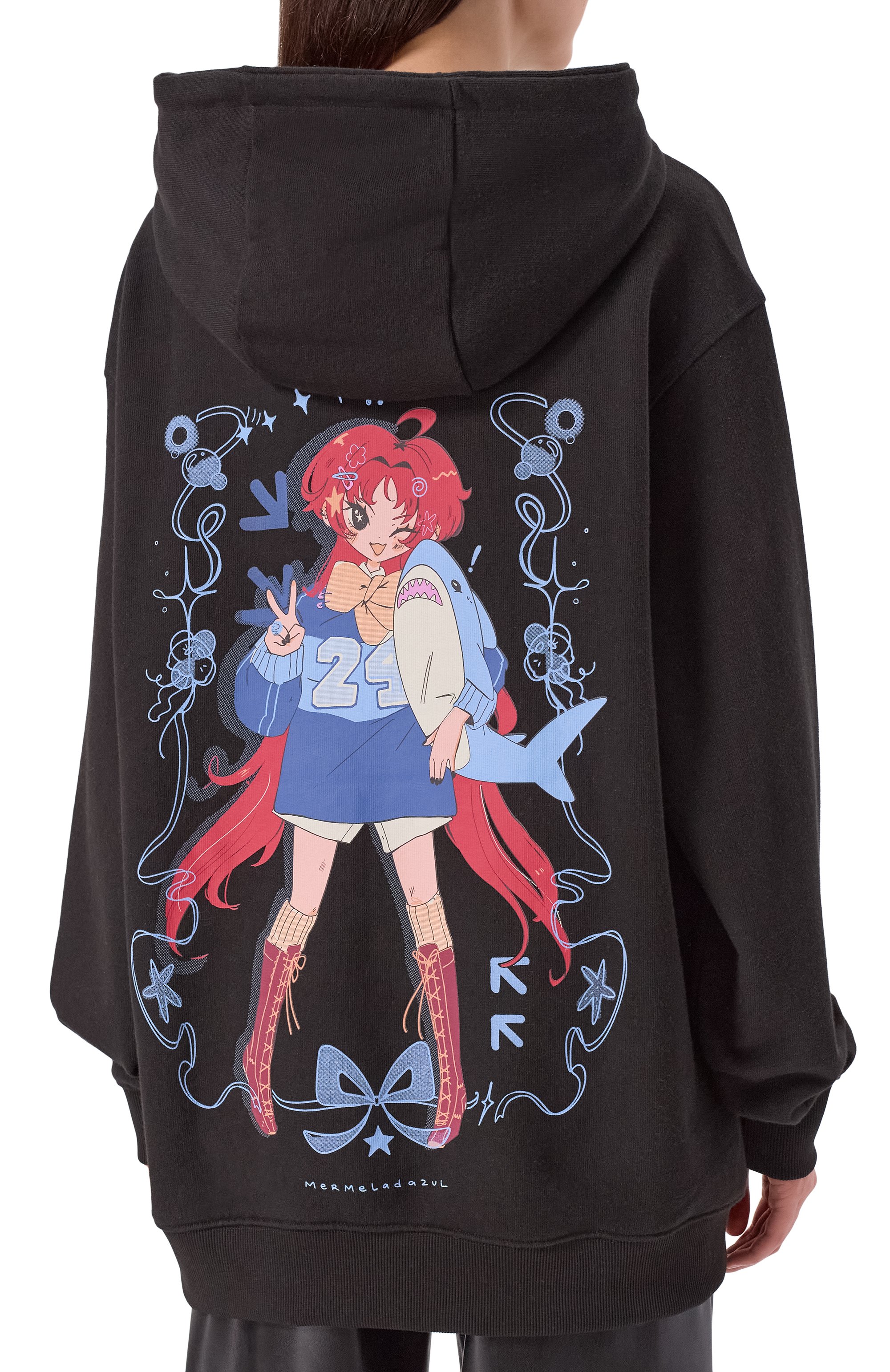 Хлопковое худи HUGO BLUE, арт. 50546728, фото 4