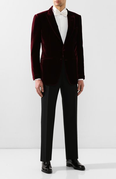 Хлопковая сорочка с воротником бабочка KITON, арт. UCIH000340100G, фото 2