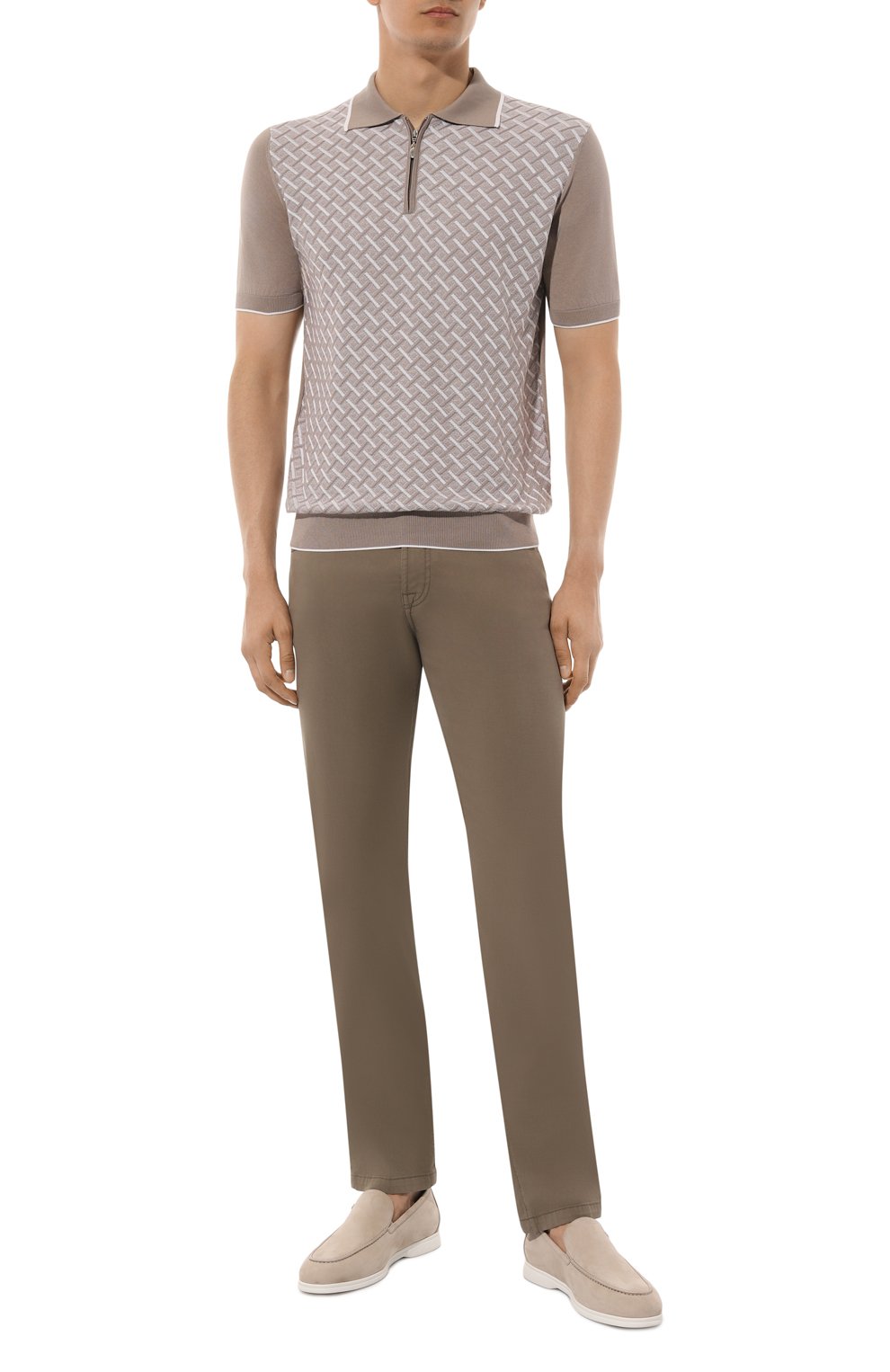 Хлопковые брюки KITON, арт. UPNJSK0606D, фото 2