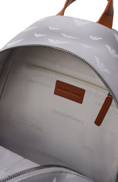 Рюкзак EMPORIO ARMANI серого цвета по цене 56650 руб., арт. EM005666/AF23972, фото 4 Рюкзак EMPORIO ARMANI, арт. EM005666/AF23972, фото 4