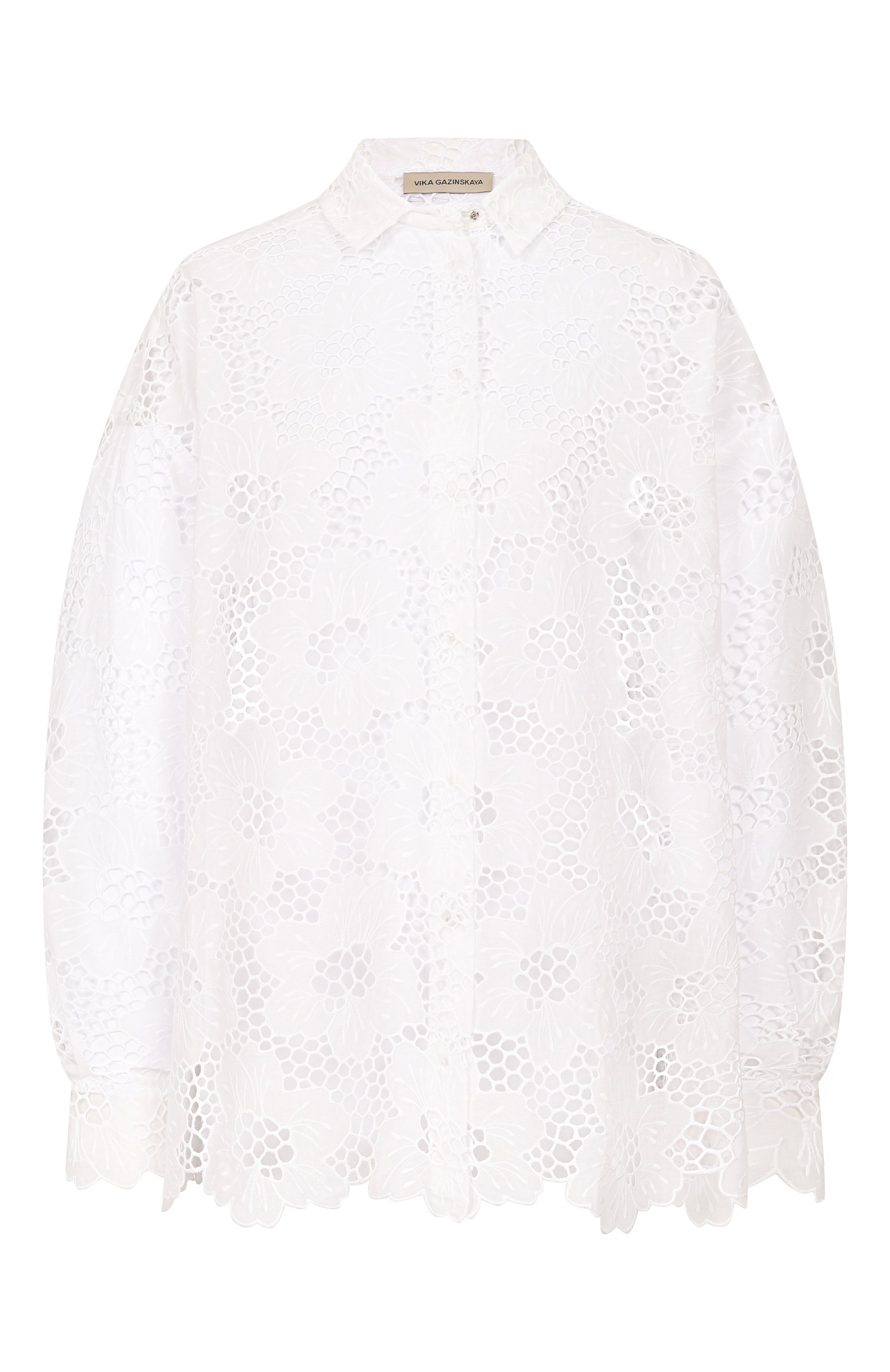 Хлопковая блузка VIKA GAZINSKAYA, арт. SS26-12238, фото 1