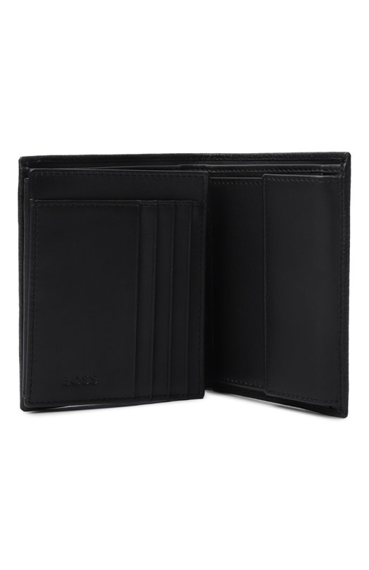 Кожаное портмоне BOSS HBPU00061M Чёрный  HBPU00061M Фото 3