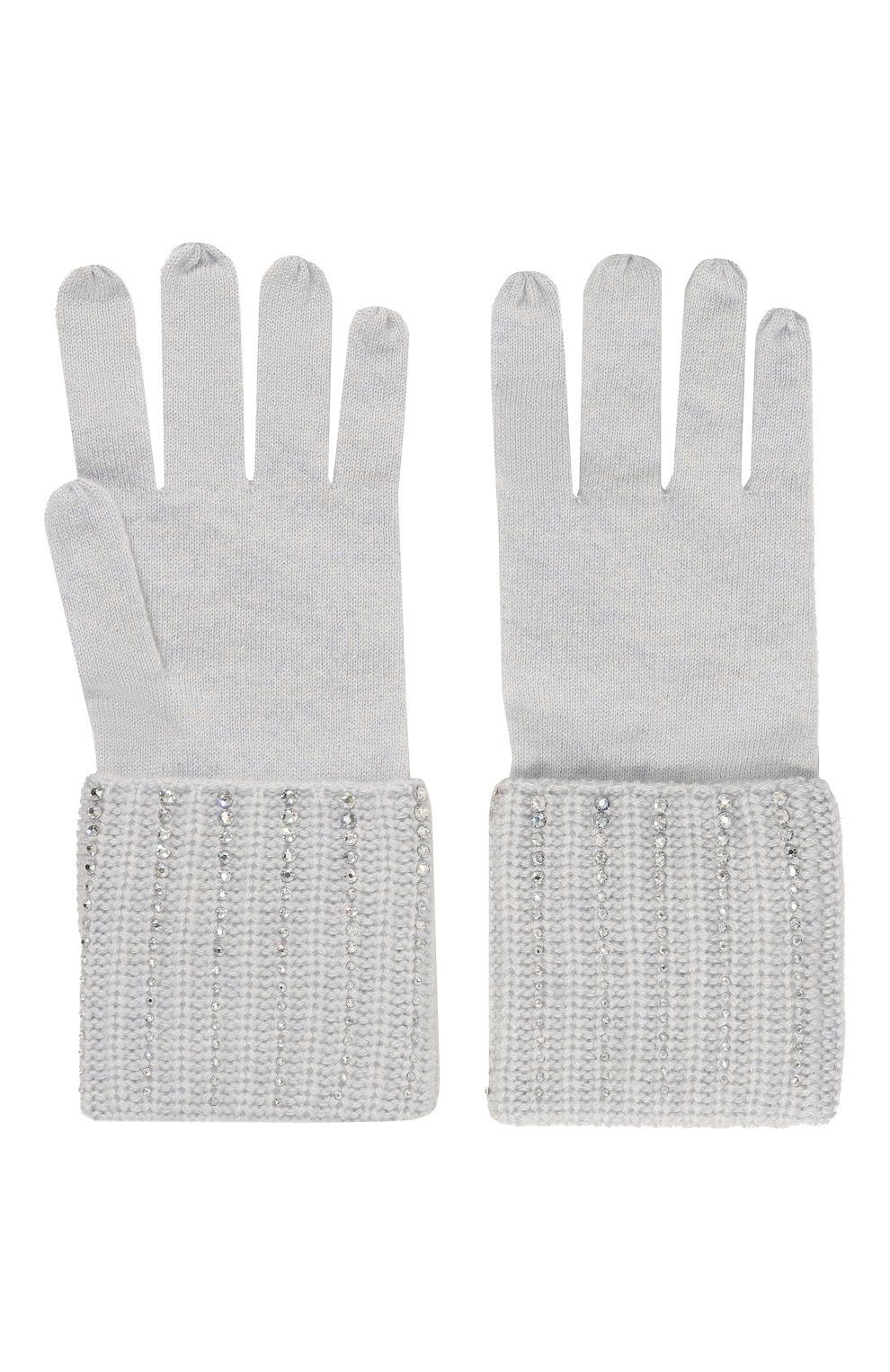 Кашемировые перчатки WILLIAM SHARP голубого цвета по цене 59950 руб., арт. A113-16, фото 3 Кашемировые перчатки WILLIAM SHARP, арт. A113-16, фото 3