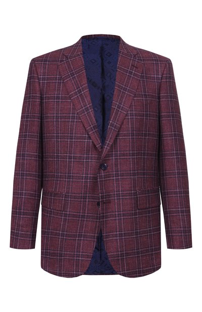 Мужской пиджак из шерсти и кашемира STEFANO RICCI, арт. S1RF432000/B172HA