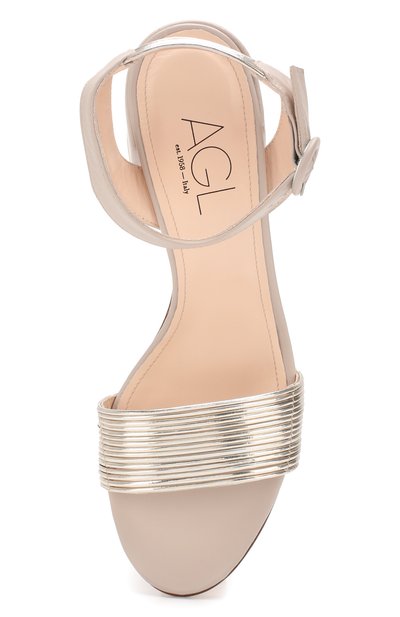 Кожаные босоножки AGL, арт. D662006PCK4849C991, фото 5