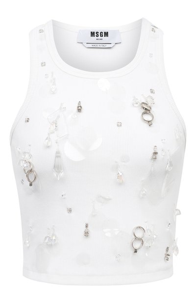 Женский хлопковый топ MSGM, арт. 3442MDT87X/237120