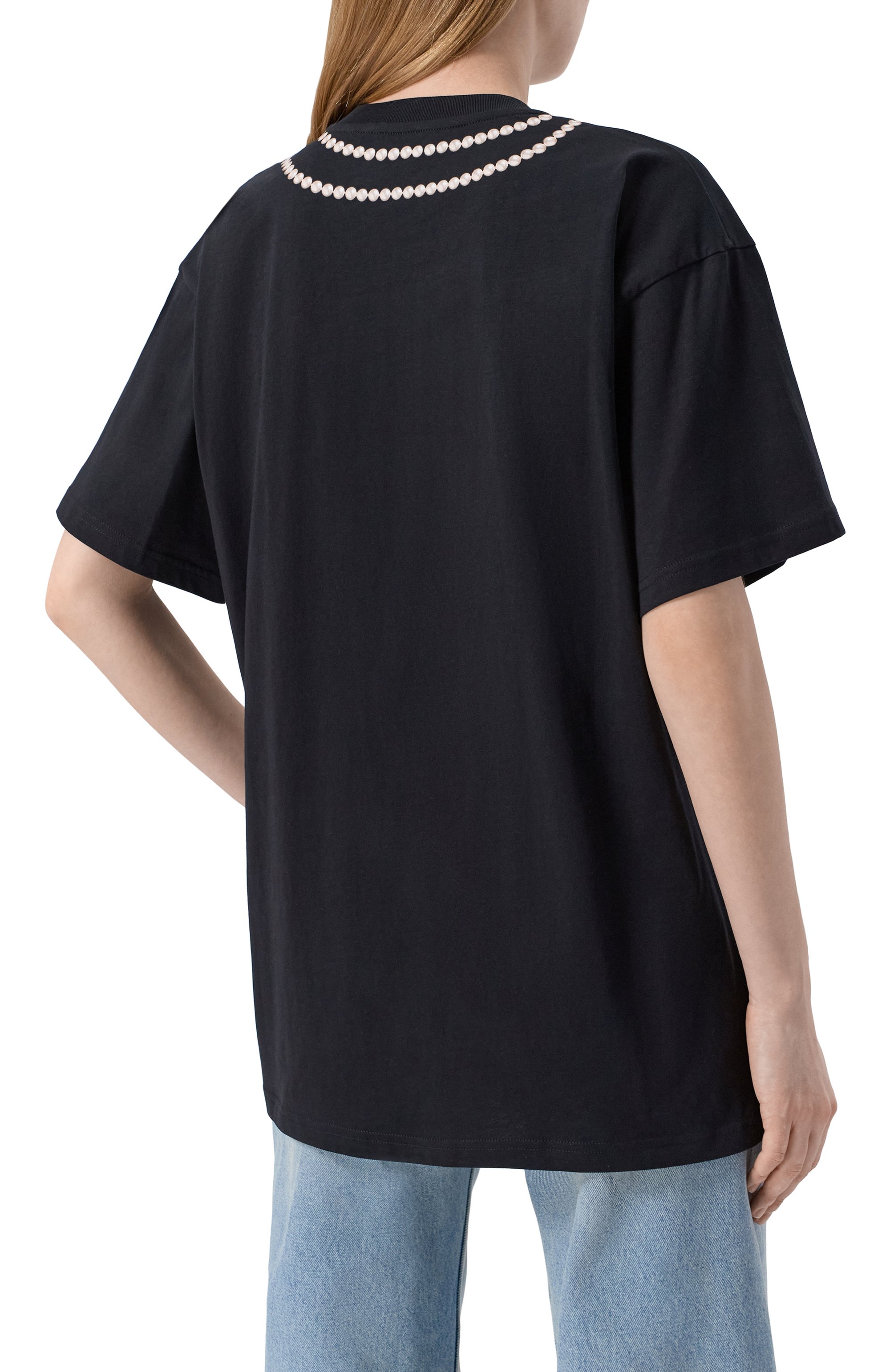 Хлопковая футболка MOSCHINO, арт. V0718/0541, фото 4