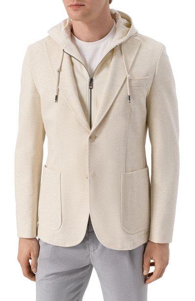 Хлопковый пиджак BOSS, арт. 50545835, фото 4