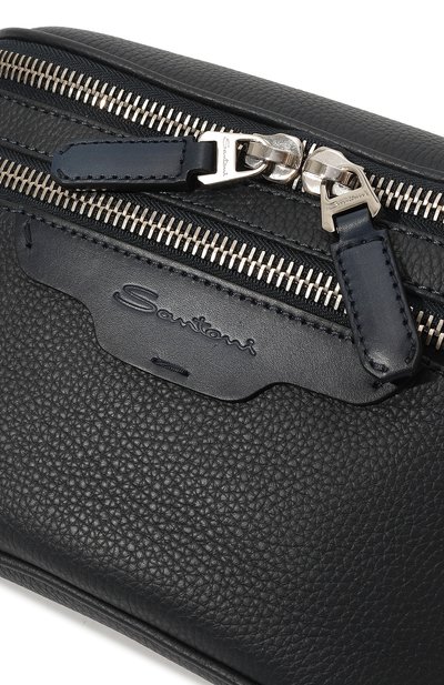Кожаная поясная сумка SANTONI, арт. UIBBA2365EN-A2IBZ29, фото 3