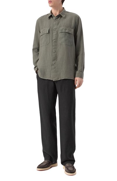 Льняная рубашка 120% LINO, арт. 33ALIM19SG/0115/000, фото 2