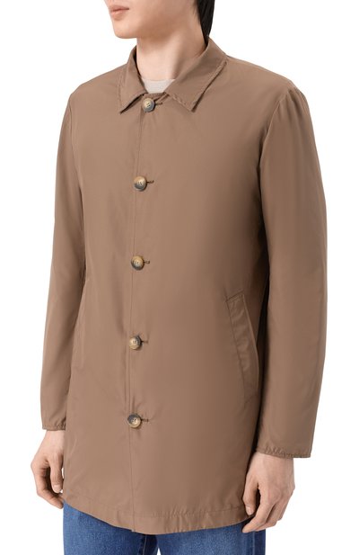 Двусторонний плащ ANDREA CAMPAGNA коричневого цвета по цене 131000 руб., арт. 841829/T0T1624, фото 3 Двусторонний плащ ANDREA CAMPAGNA, арт. 841829/T0T1624, фото 3