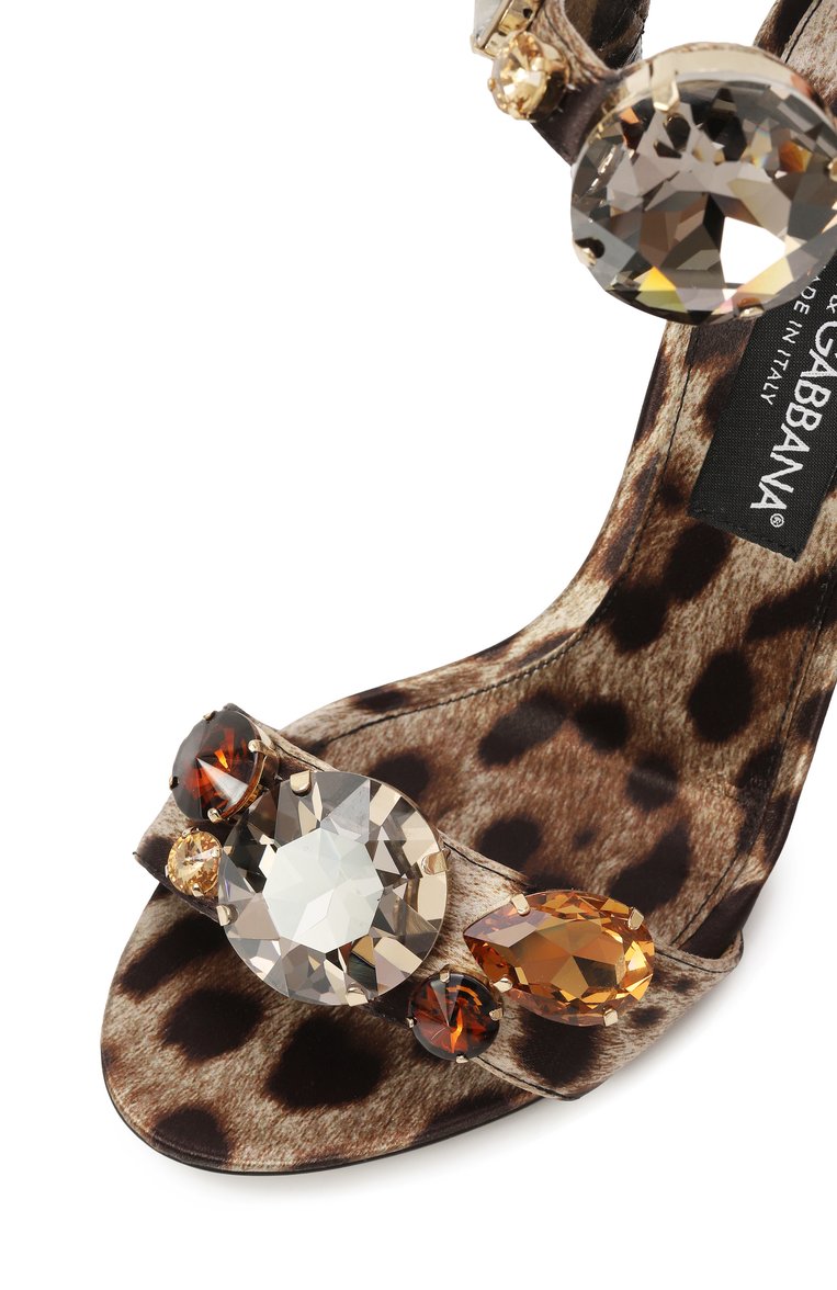 Текстильные босоножки keira 105 DOLCE & GABBANA, арт. CR1802/A9T45, фото 1