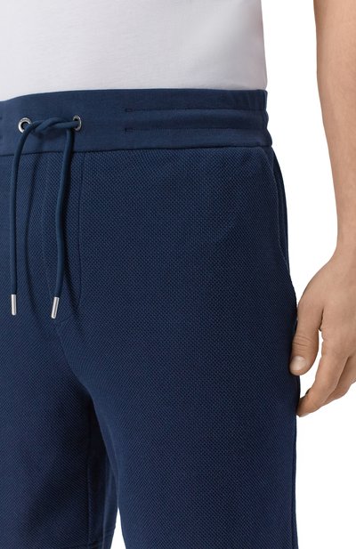 Хлопковые шорты BOSS темно-синего цвета по цене 20950 руб., арт. 50559797, фото 5 Хлопковые шорты BOSS, арт. 50559797, фото 5