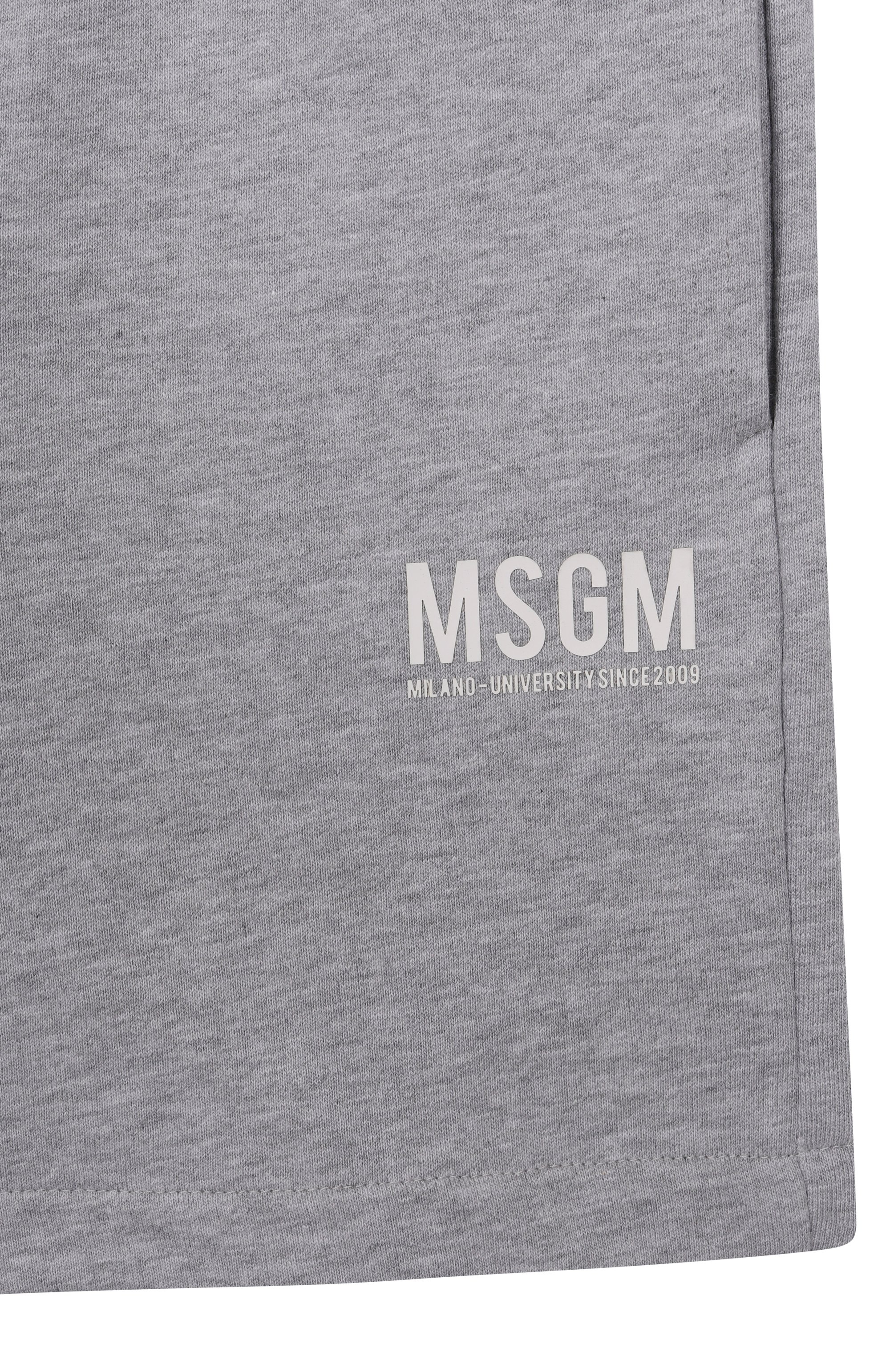 Хлопковые шорты MSGM KIDS, арт. S6MSJBBE052, фото 3