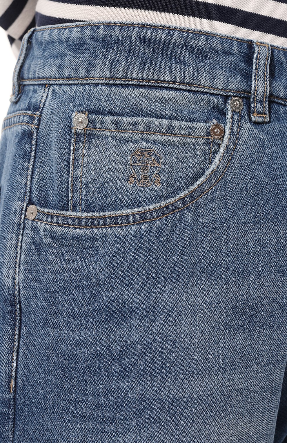 Джинсы leisure fit BRUNELLO CUCINELLI, арт. M074PX1290, фото 5