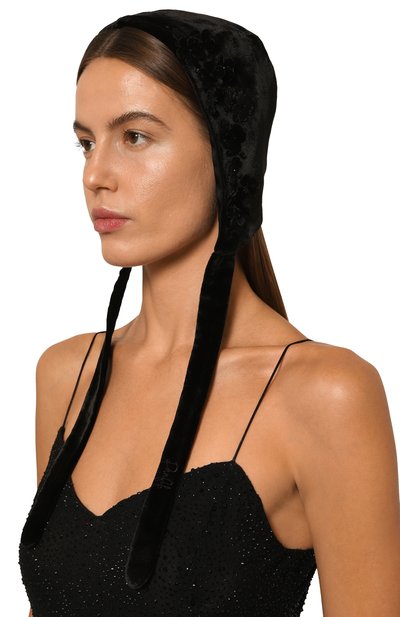 Бархатный чепчик PANFIL, арт. 0-VL-CHEP-FLWB, фото 2