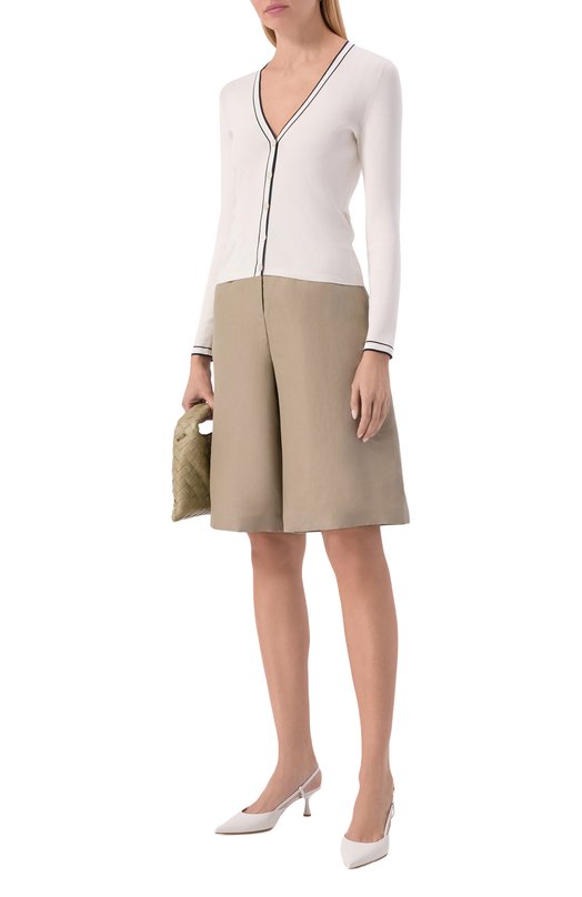 Кардиган из шелка и хлопка MVST M26.2PW.K222/Y201 Белый  M26.2PW.K222/Y201 Фото 2