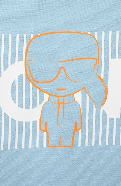 Хлопковый свитшот KARL LAGERFELD KIDS, арт. Z25290, фото 3