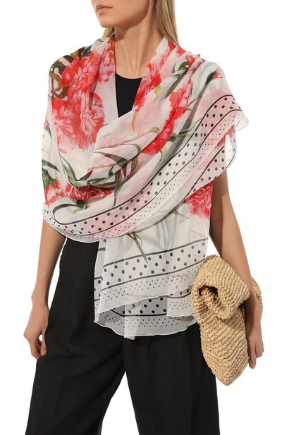 Шелковый шарф DOLCE & GABBANA, арт. FS182A/GDAWZ, фото 3