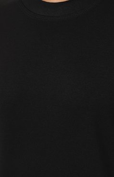 Женская футболка из вискозы KITON черного цвета, арт. D53450S06299 | Фото 5 (Длина (для топов): Стандартные; Рукава: Короткие; Материал внешний: Вискоза; Стили: Кэжуэл; Принт: Без принта)