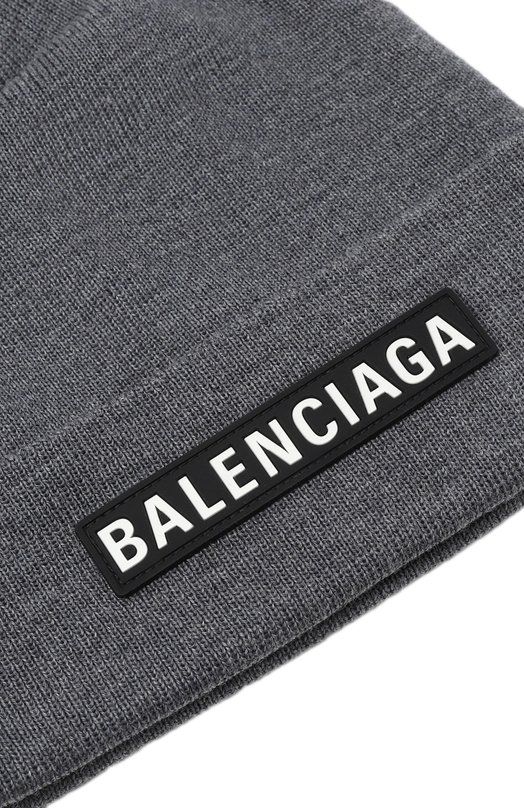 Шерстяная шапка Balenciaga 822858/4G1B1 Серый  822858/4G1B1 Фото 3