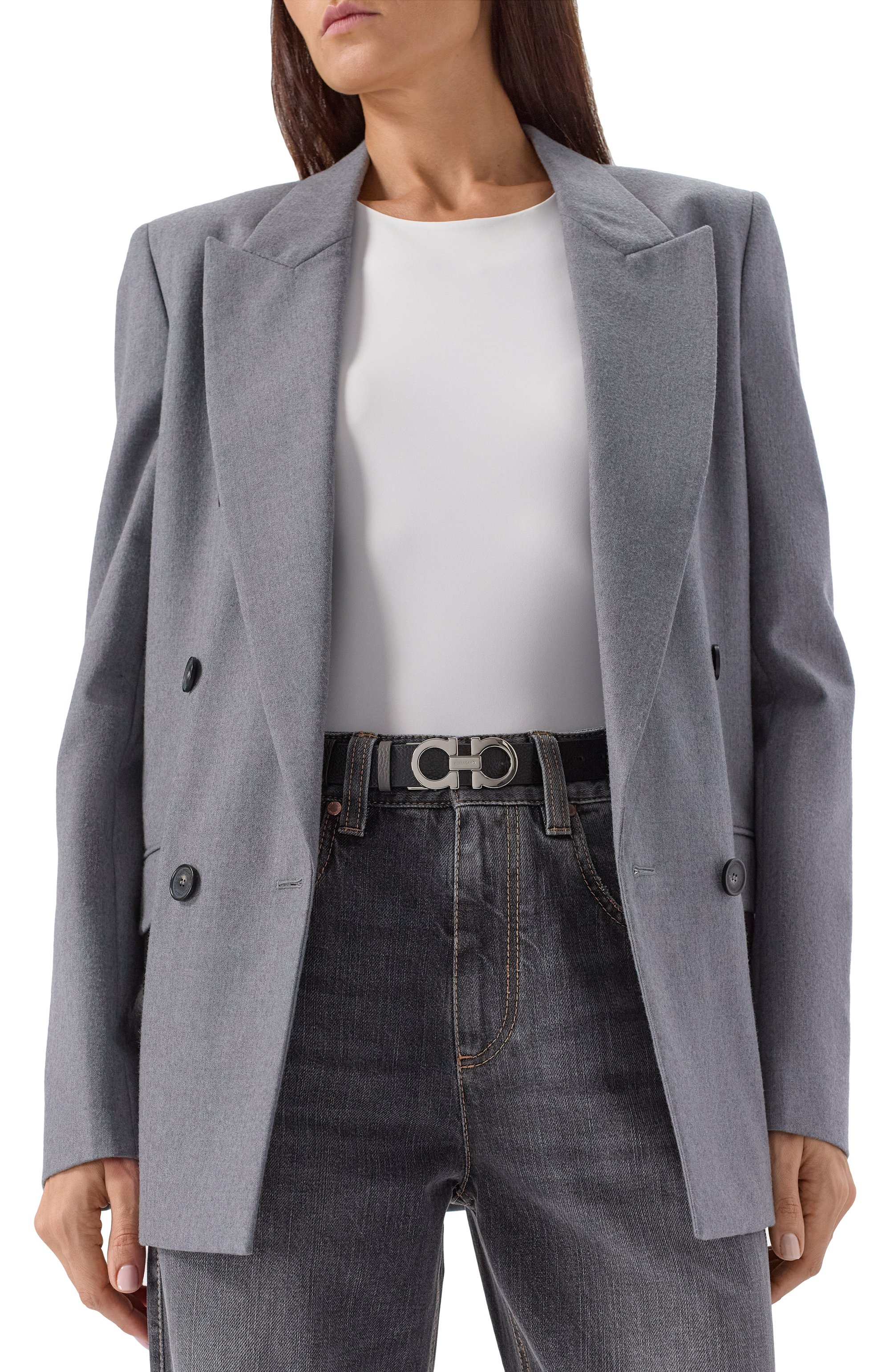 Двусторонний ремень gancini FERRAGAMO, арт. 23A565/615288, фото 3