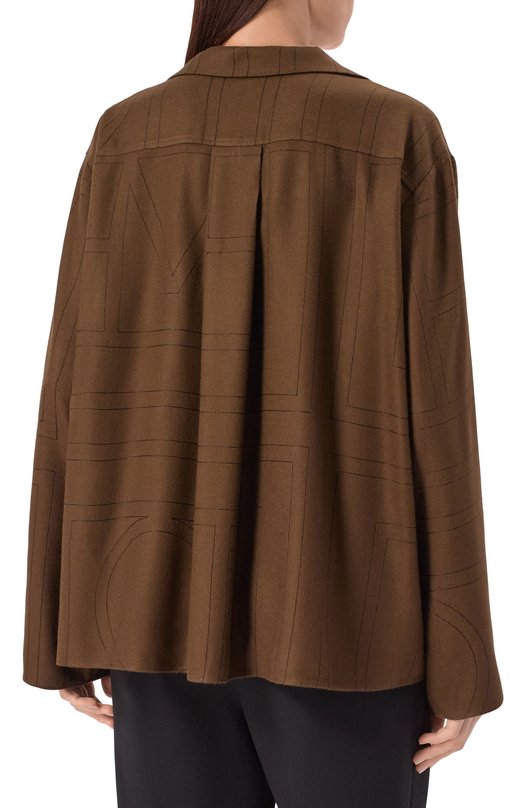 Рубашка TOTEME 251-WRT976-FB0080 Коричневый  251-WRT976-FB0080 Фото 4