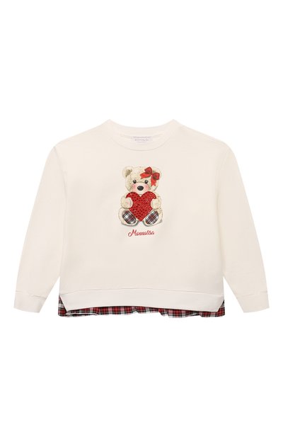 Хлопковый свитшот MONNALISA, арт. 19D638