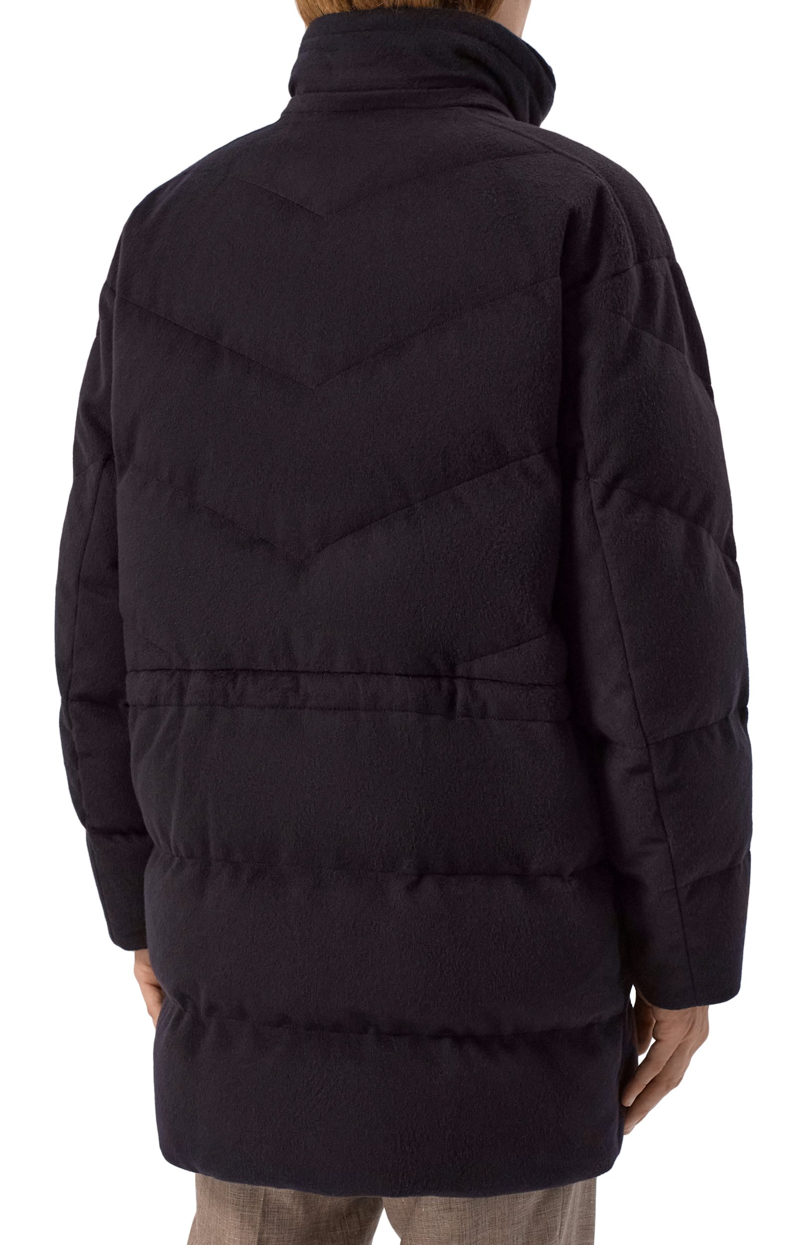 Пуховик из кашемира и шерсти KITON, арт. UGK211BK0271L, фото 6