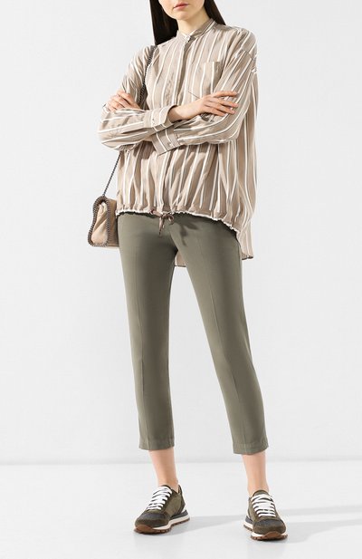 Хлопковые брюки BRUNELLO CUCINELLI, арт. M0W14P5398, фото 2