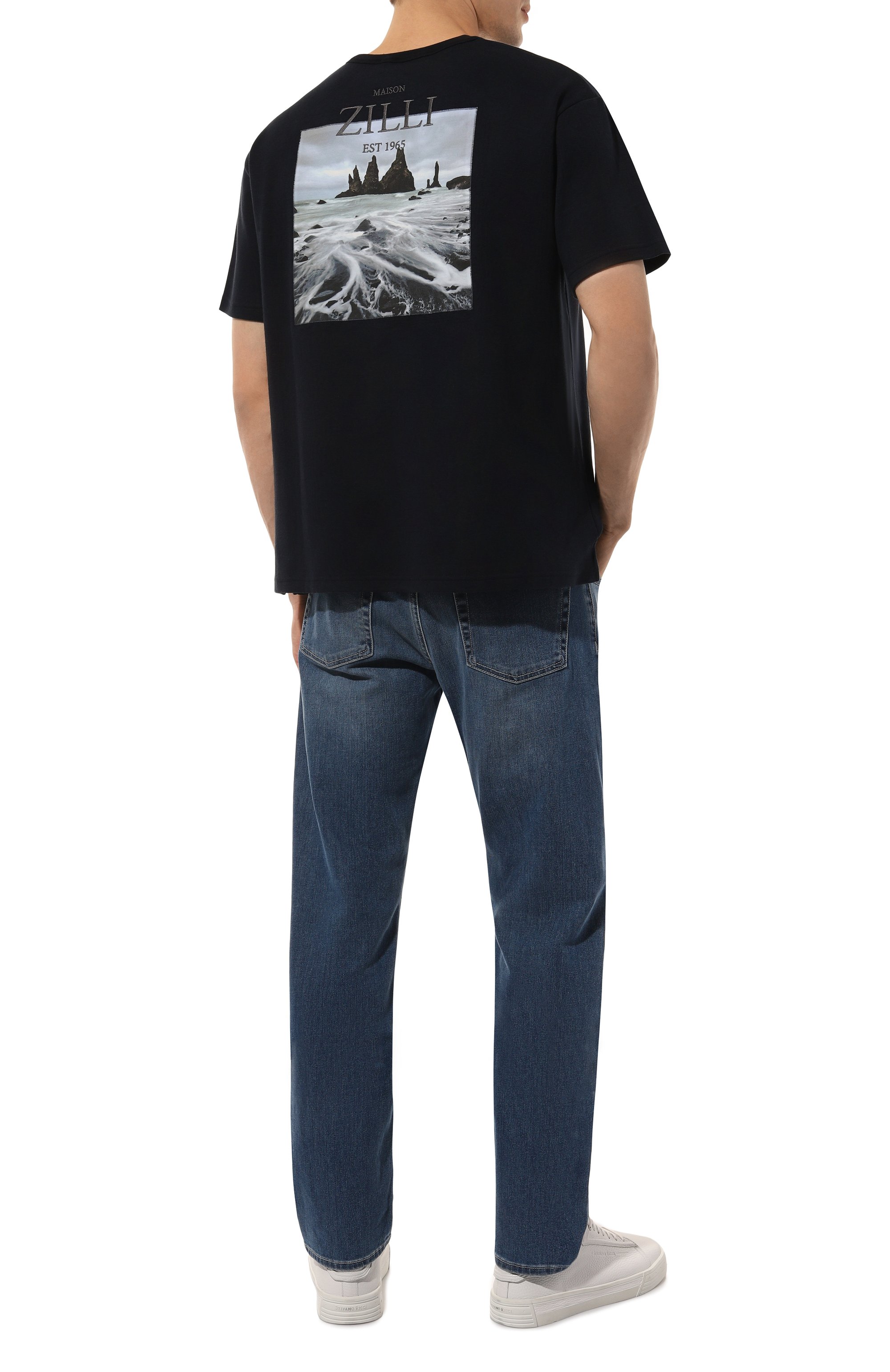 Хлопковая футболка ZILLI, арт. TSR02AM0126VLM004, фото 2