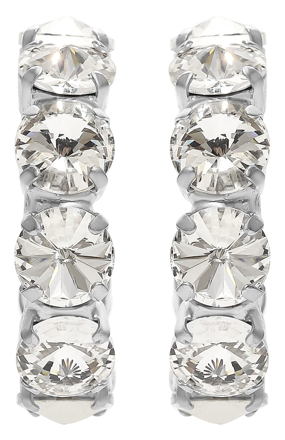 Серьги FORTE_FORTE серебряного цвета по цене 12450 руб., арт. 10809, фото 1 Серьги FORTE_FORTE, арт. 10809, фото 1