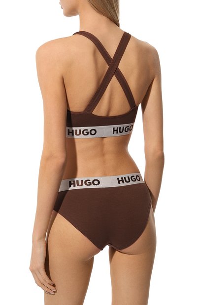 Хлопковый бра-топ HUGO, арт. 50480159, фото 3