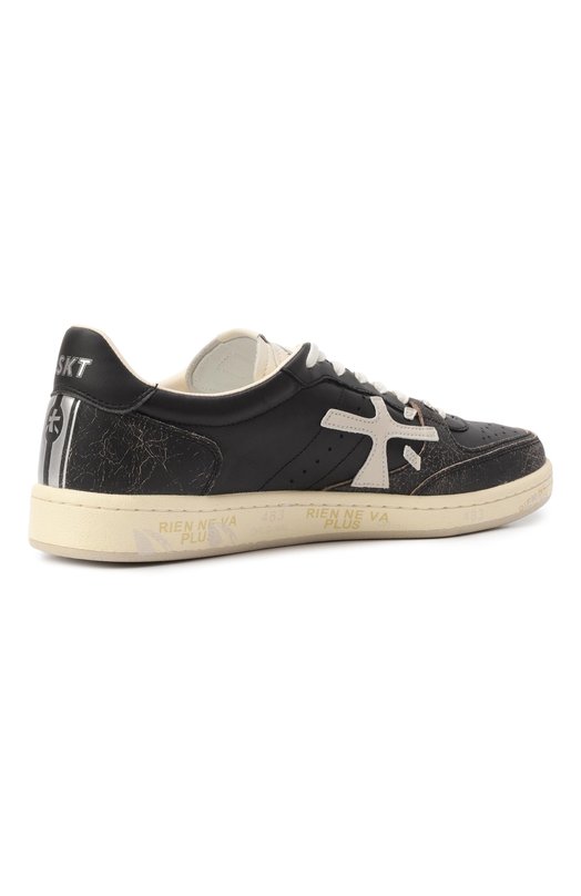 Кожаные кеды BSKT Clay Premiata BSKTCLAY/VAR 7265 Чёрный  BSKTCLAY/VAR 7265 Фото 5