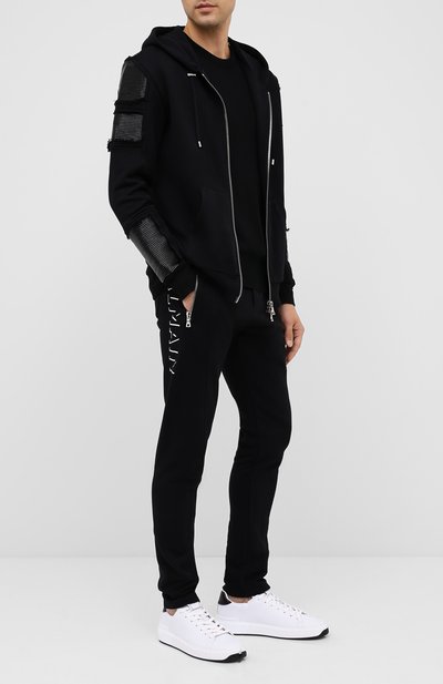 Кожаные кеды b-court BALMAIN белого цвета по цене 62250 руб., арт. UM1C226/LAMC, фото 2 Кожаные кеды b-court BALMAIN, арт. UM1C226/LAMC, фото 2