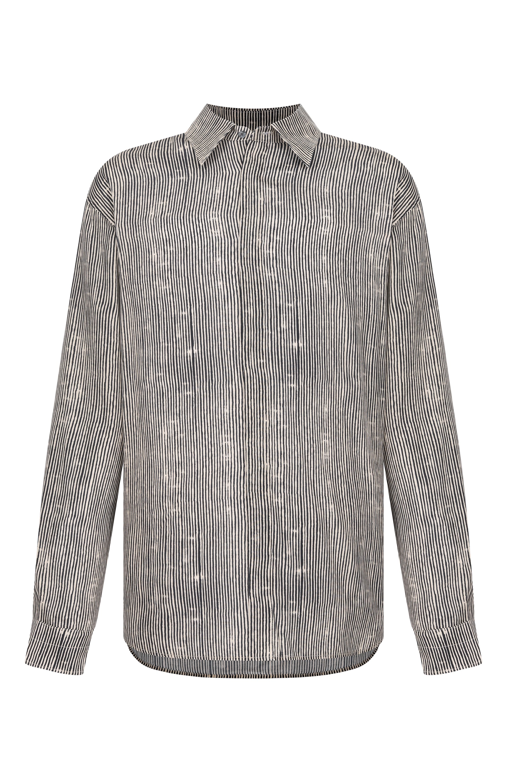 Рубашка из лиоцелла и вискозы EMPORIO ARMANI, арт. EM004178/AF14214, фото 1