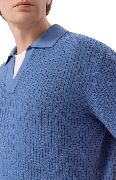 Поло из шелка и хлопка MVST, арт. M26.2PM.K032/Y104 CANESTR0, фото 5