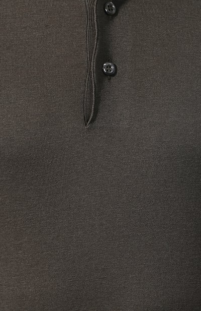 Шелковое поло ANDREA CAMPAGNA, арт. 43111/23503, фото 5