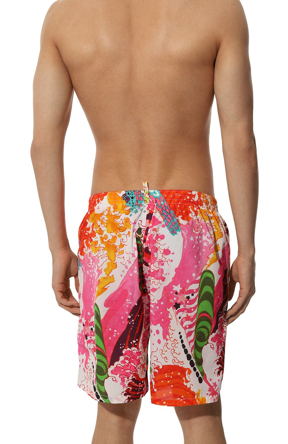 Плавки-шорты DSQUARED2 разноцветного цвета по цене 32600 руб., арт. D7BM15720, фото 3 Плавки-шорты DSQUARED2, арт. D7BM15720, фото 3