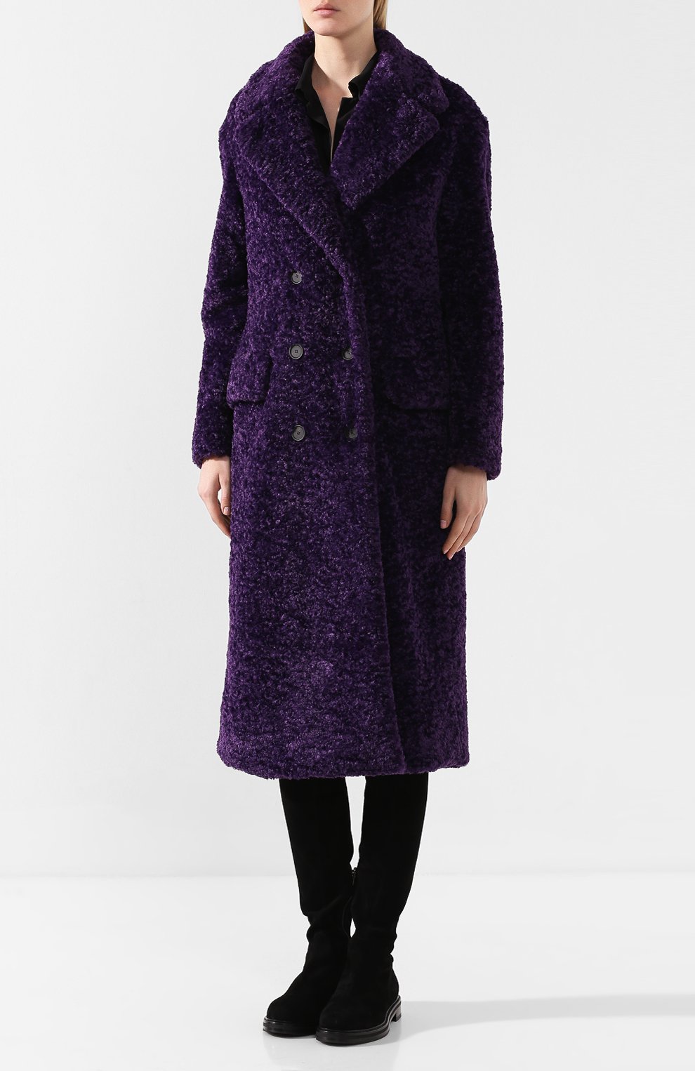 Двубортное пальто ERMANNO ERMANNO SCERVINO, арт. 45T CP13 RIC, фото 3