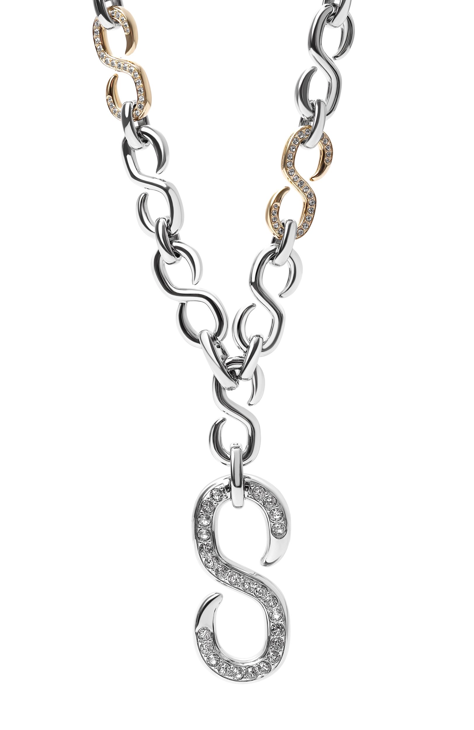 Колье dextera SWAROVSKI серебряного цвета по цене 58500 руб., арт. 5743785, фото 3 Колье dextera SWAROVSKI, арт. 5743785, фото 3