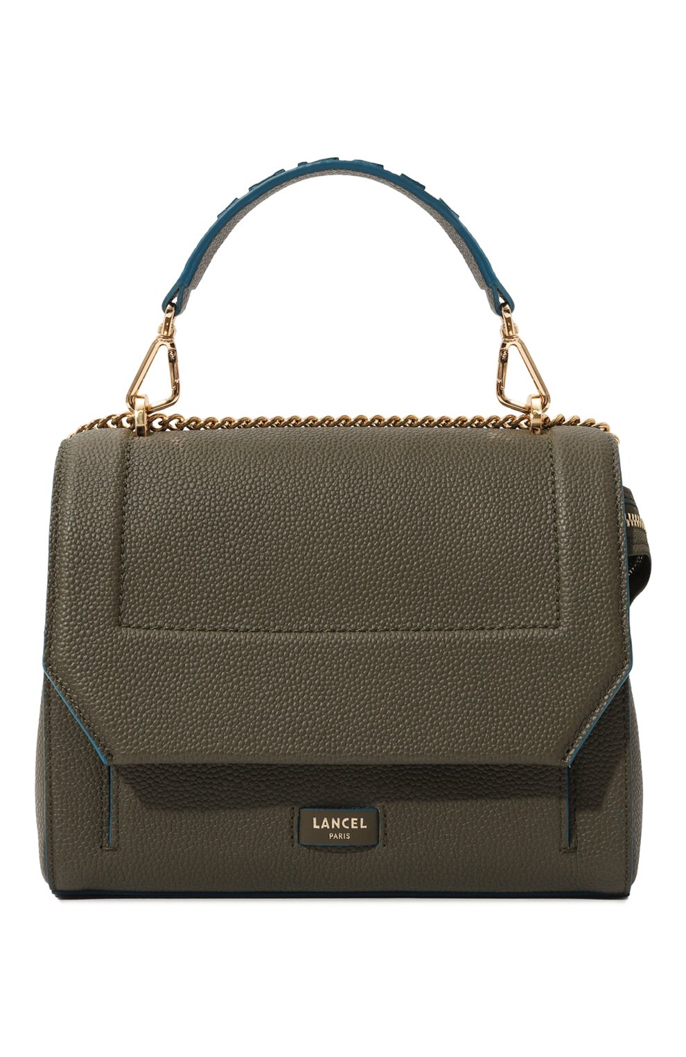 Сумка ninon LANCEL хаки цвета по цене 79950 руб., арт. A11747, фото 1 Сумка ninon LANCEL, арт. A11747, фото 1