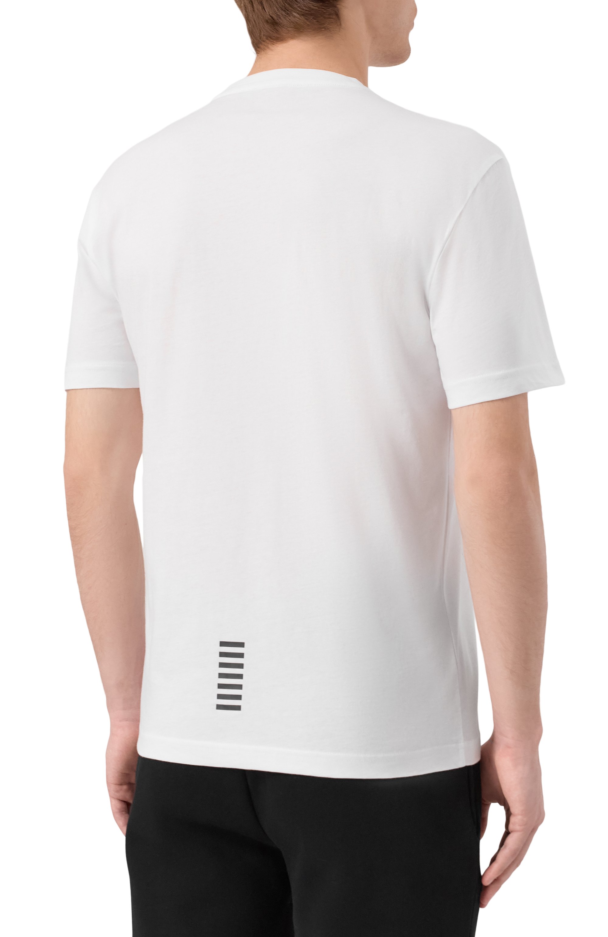 Хлопковая футболка EA7, арт. 8NPT25/PJVPZ, фото 4