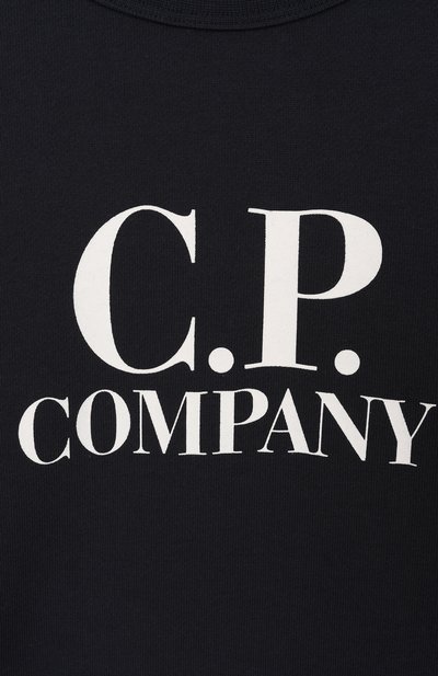 Хлопковый свитшот C.P. COMPANY темно-синего цвета по цене 19600 руб., арт. CUF019/LCA76/10-14, фото 3 Хлопковый свитшот C.P. COMPANY, арт. CUF019/LCA76/10-14, фото 3