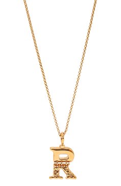 Женская подвеска на цепочке alphabet r CHLOÉ золотого цвета, арт. CHC20SF02RCB7 | Фото 3 (Материал: Металл; Региональные ограничения белый список (Axapta Mercury): Не проставлено; Нос: Не проставлено)