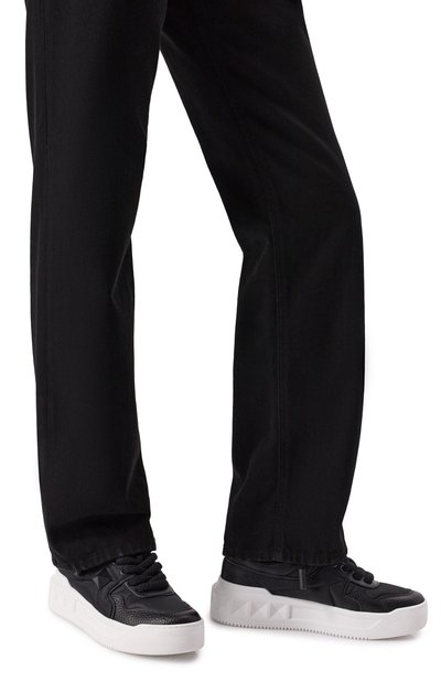 Текстильные кеды one stud xl VALENTINO, арт. 5W0S0FQ4/CPB, фото 3