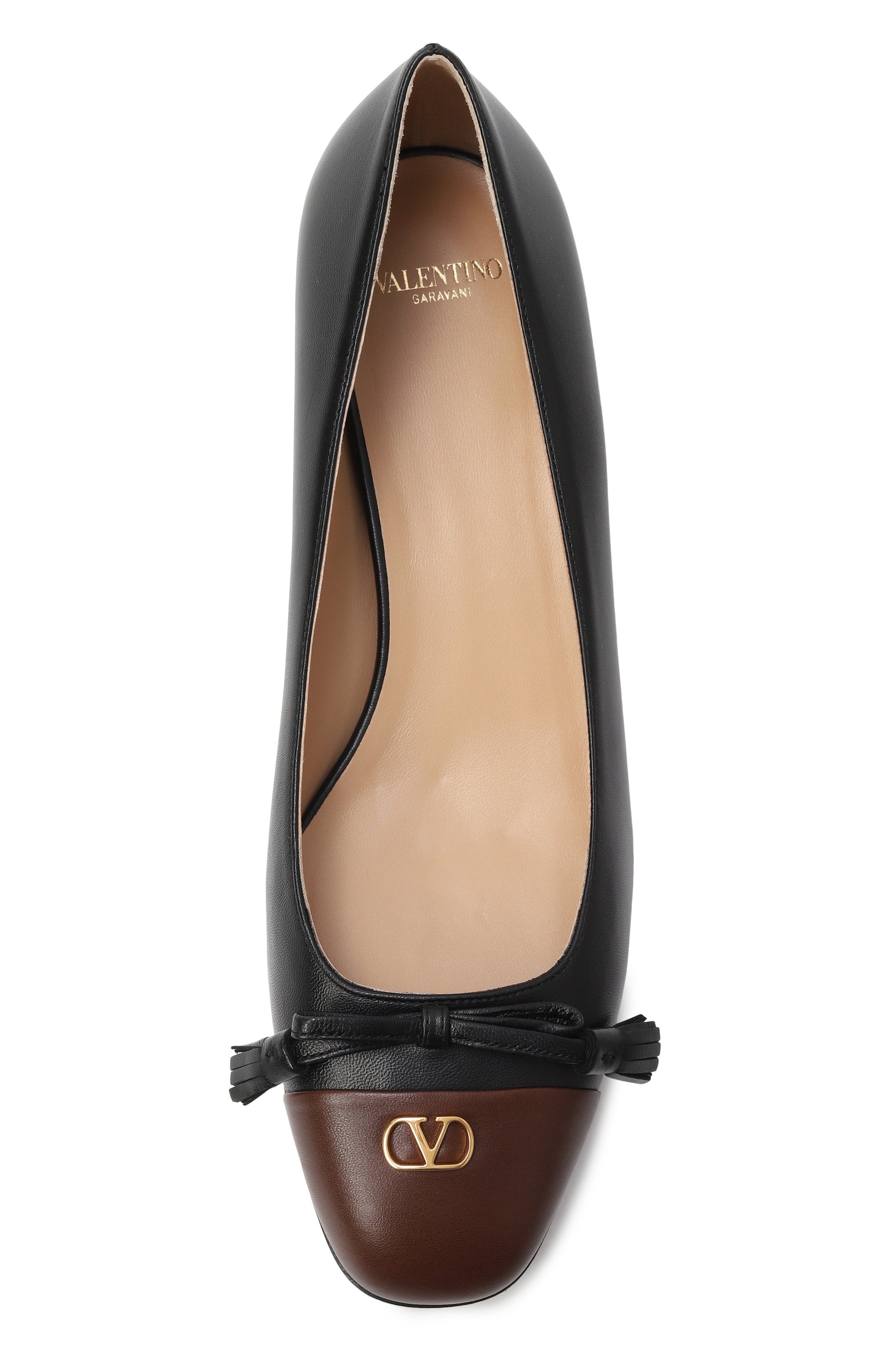 Кожаные балетки valet du roi VALENTINO, арт. 7W2S0MR8/DDT, фото 6